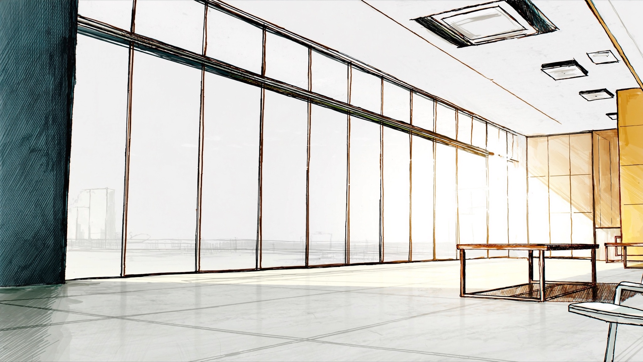 Shaded Office