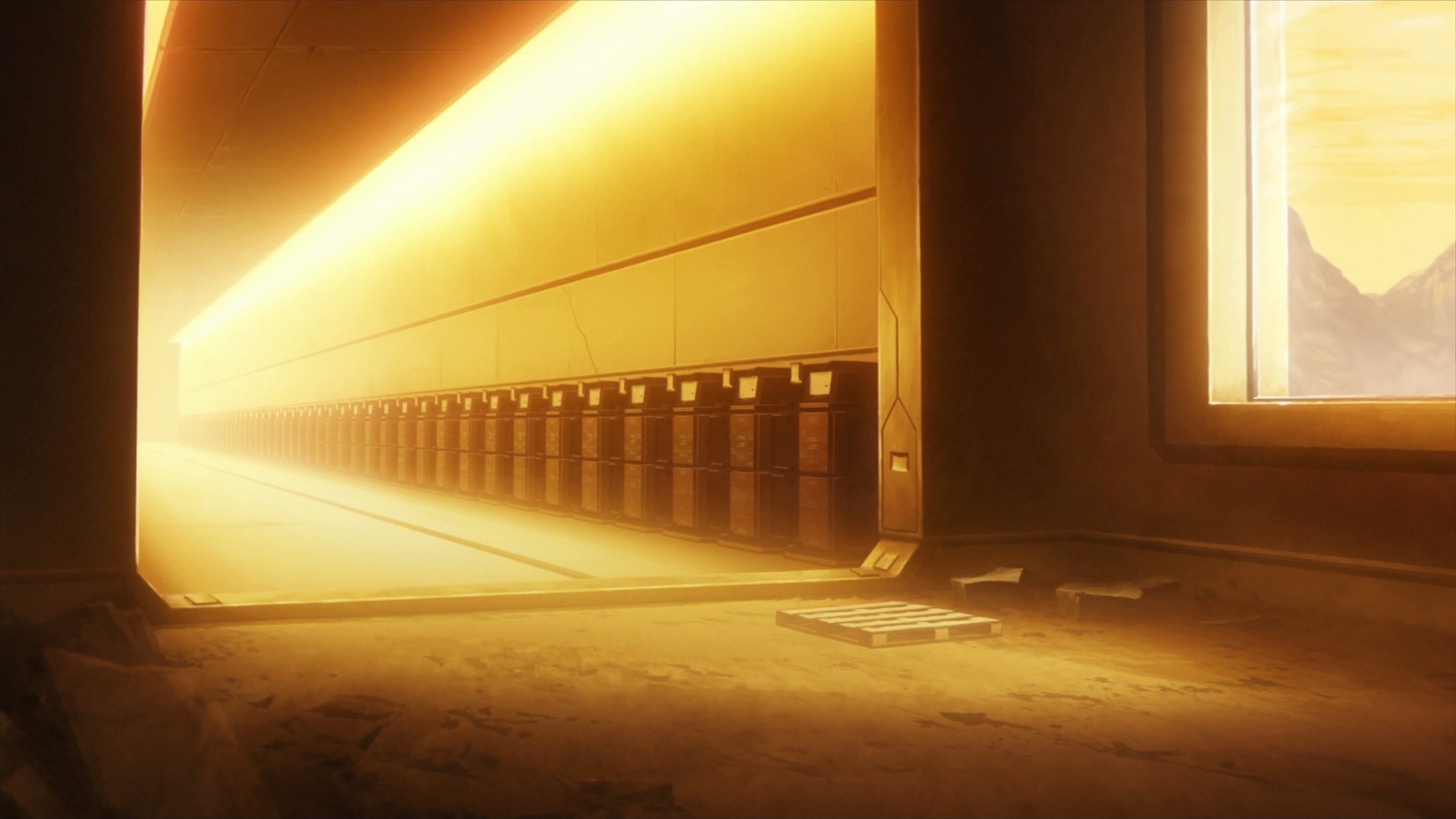 Faded Server Hall